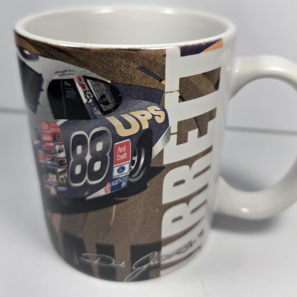 Vintage Dale Jarrett UPS Racing 12oz. Coffee / Tea Mug